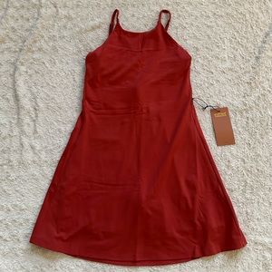 Girlfriend Collective Lava Naomi Workout Dress NWT